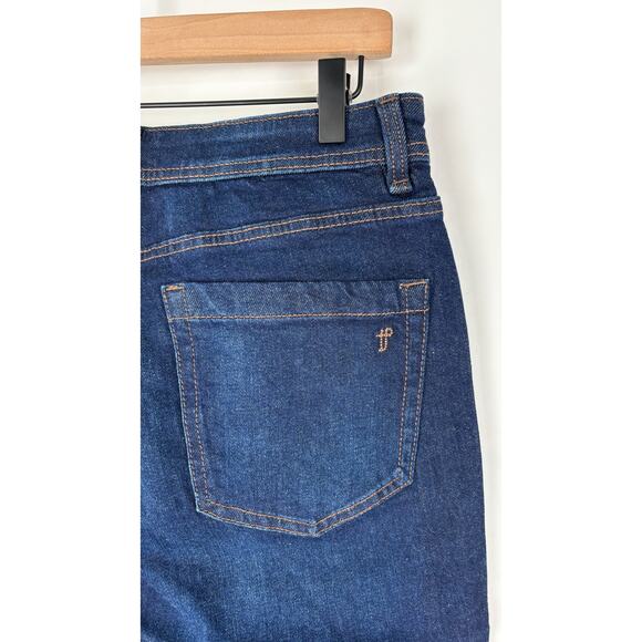 The Perfect Jean NYC Athletic Fit Denim Jeans Men 33x28 Mariner Dark Blue New - Picture 7 of 12